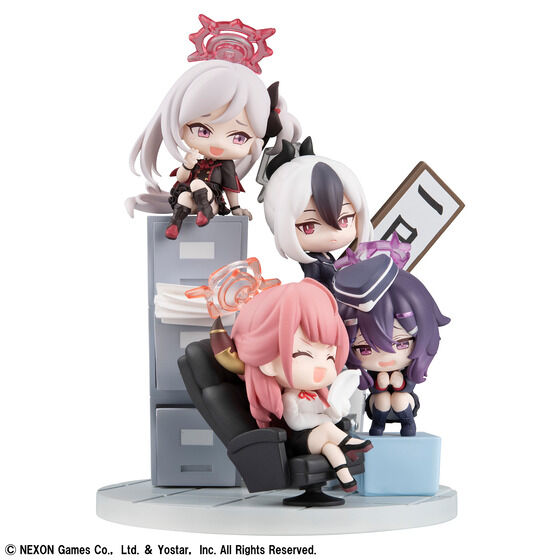 (預訂訂金 $300) (總價 $754) (魂限) MegaHouse Figunity 蔚藍檔案 Blue Archive (連特典特製透明卡) (行版) 