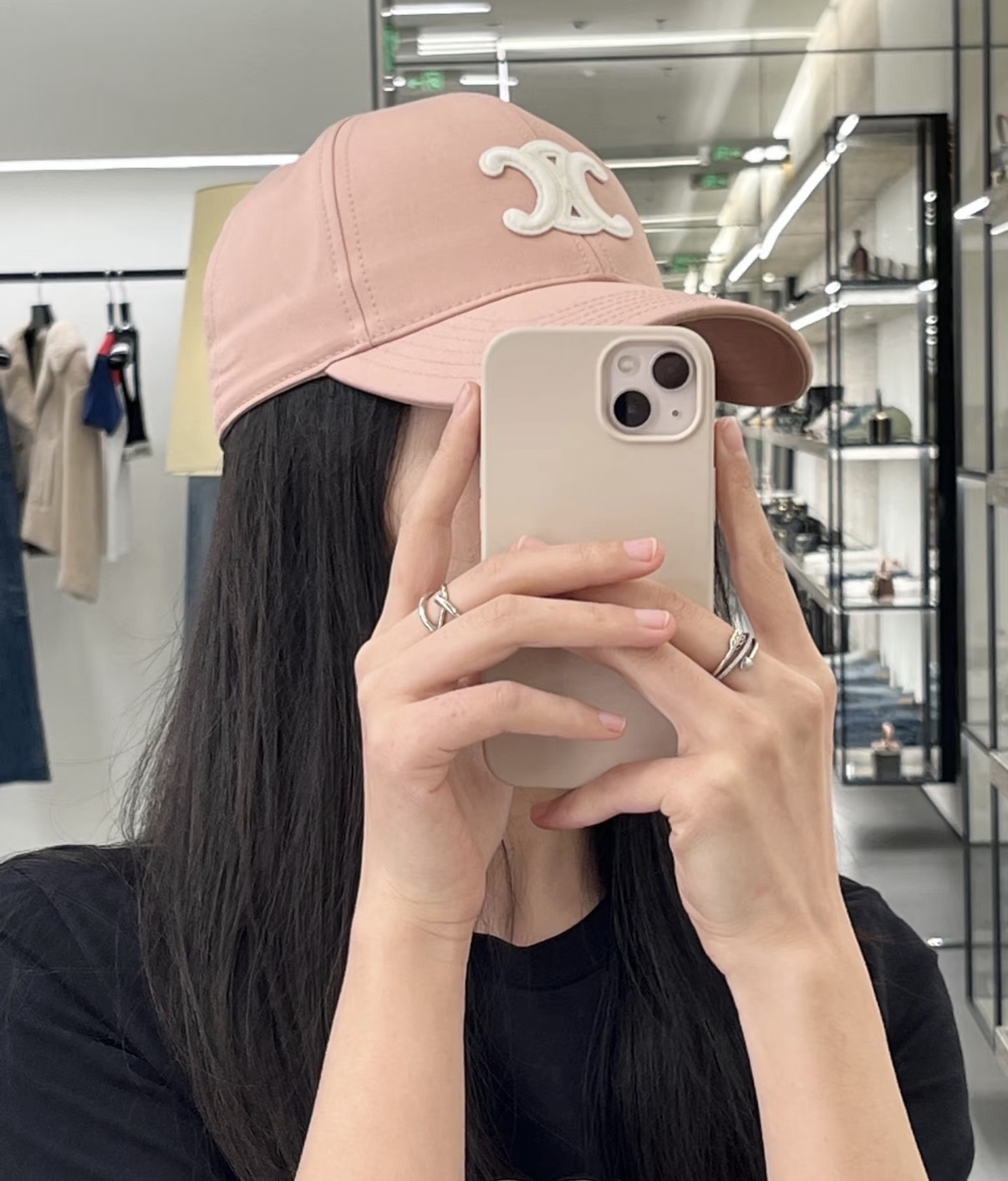 快閃優惠⚡️訂貨 📮Celine Triomphe cap  Size S 57cm / M 58cm / L 59cm  Color : Vintage pink