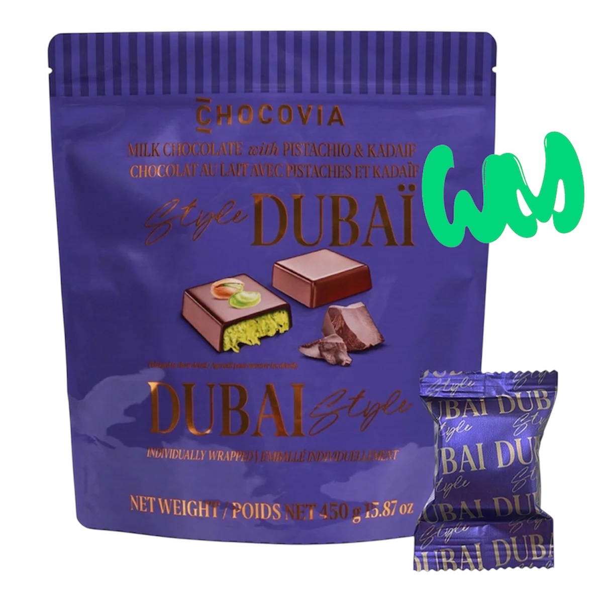 Costco x Chocovia Dubai Style 杜拜風格開心果醬牛奶巧克力 