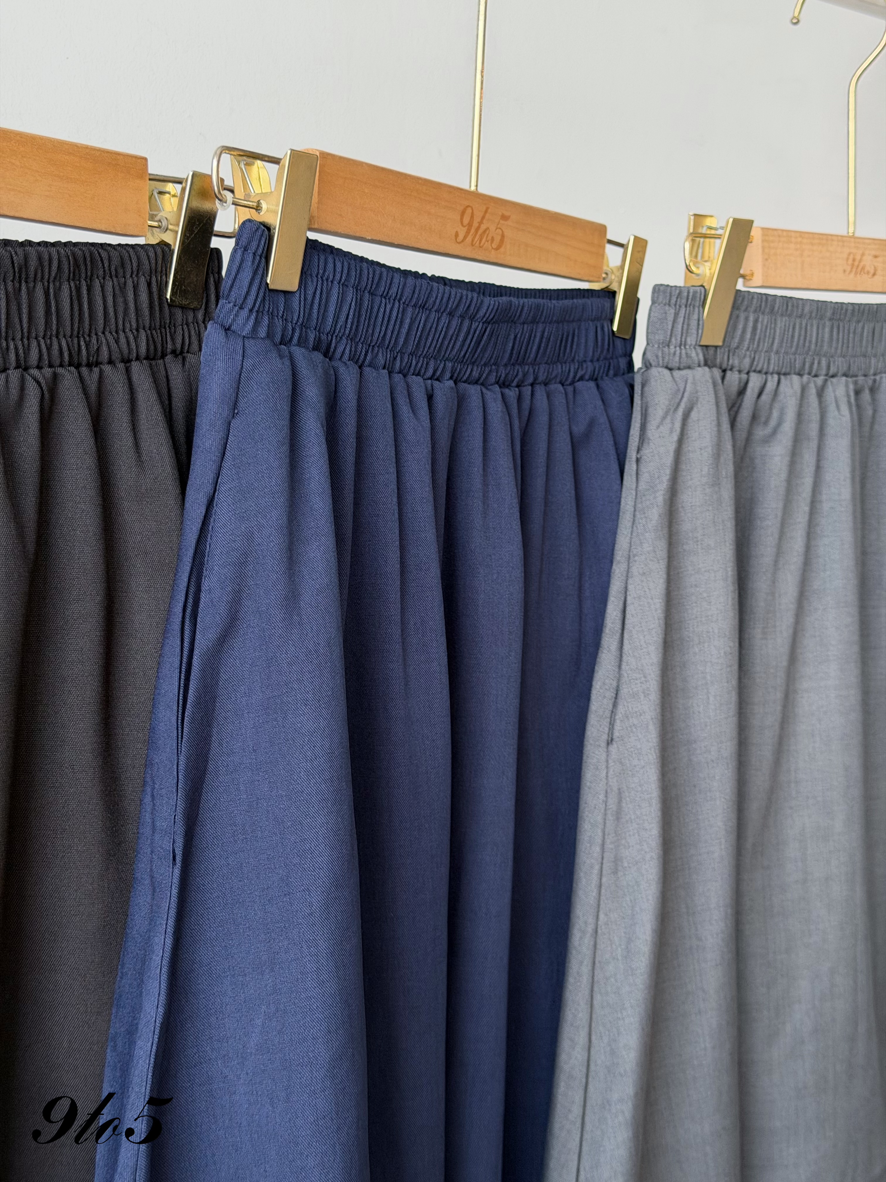 S2029 A Line Maxi Skirt - 3 Colors 