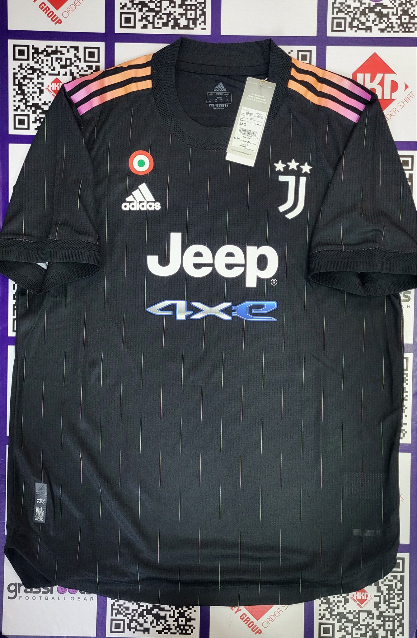 21/22 祖雲達斯 客 球員版 連原裝LOCATELLI印字