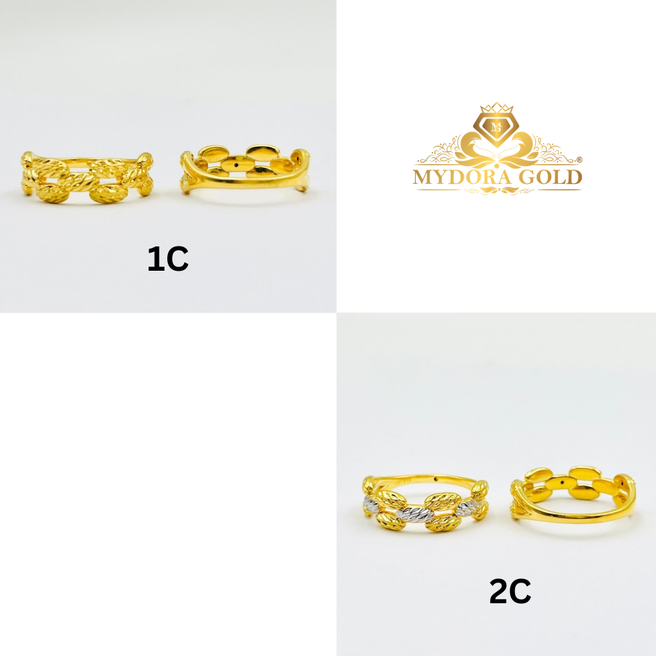 MYDORA Cincin Sauh Pahat (5G) l EMAS 916/22K