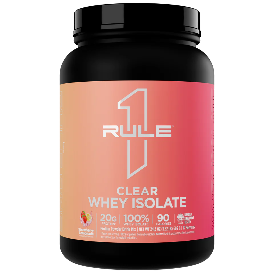 R1 Protein - Clear Whey Isolate 27sev (Strawberry Lemonade) (現)