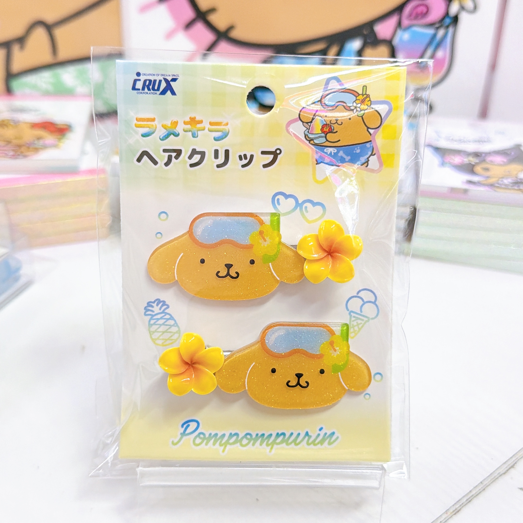 日本直送新款Sanrio黑皮夏威夷系列 文具產品