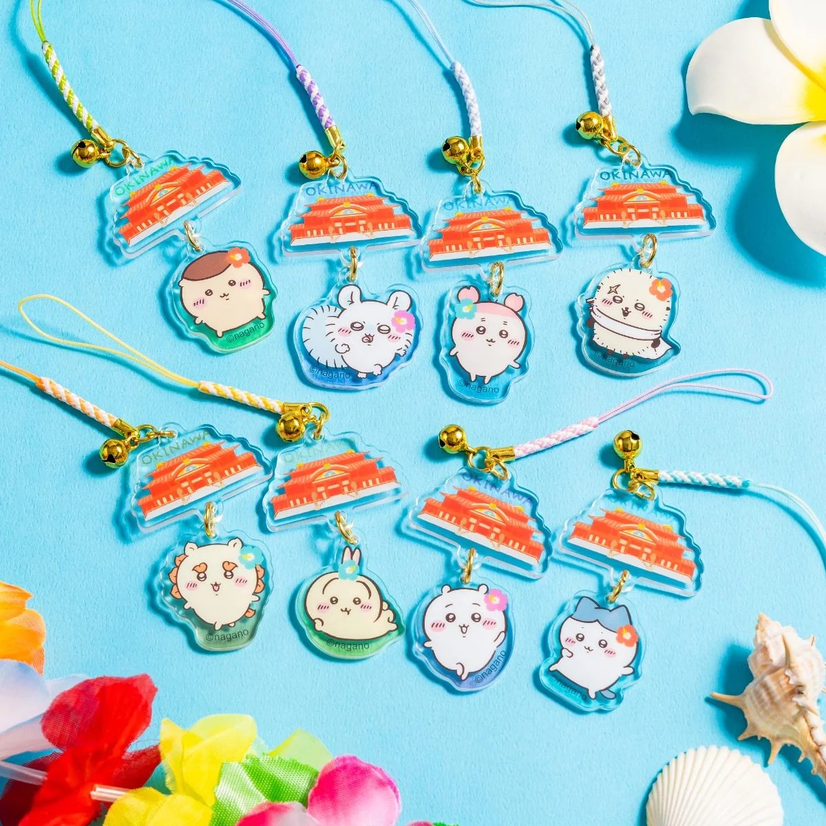 🌸 【預訂】鈴付Charm(隨機) 風獅系列首里城 - Chiikawa 9/10 新品