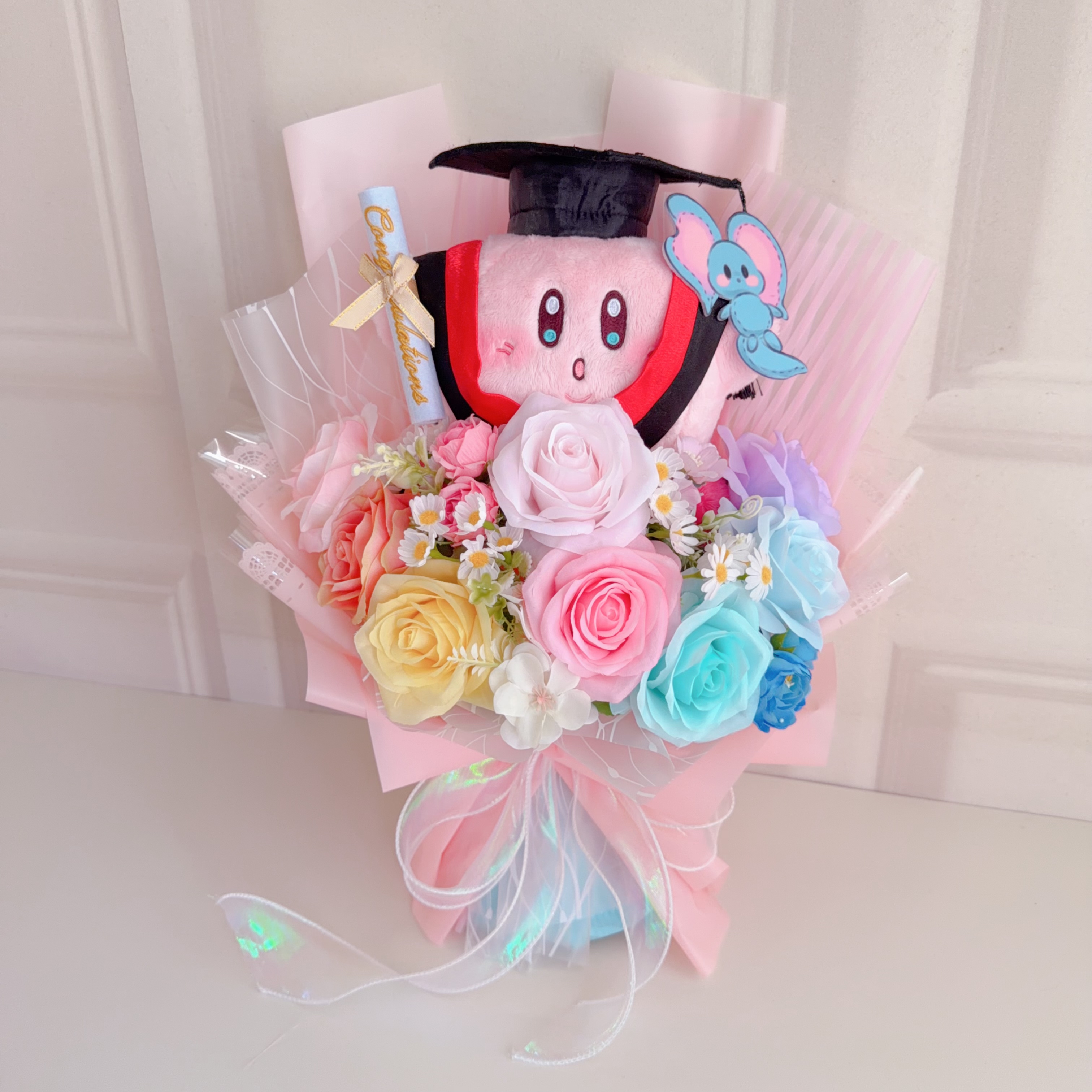 (現貨)星之卡比畢業公仔花