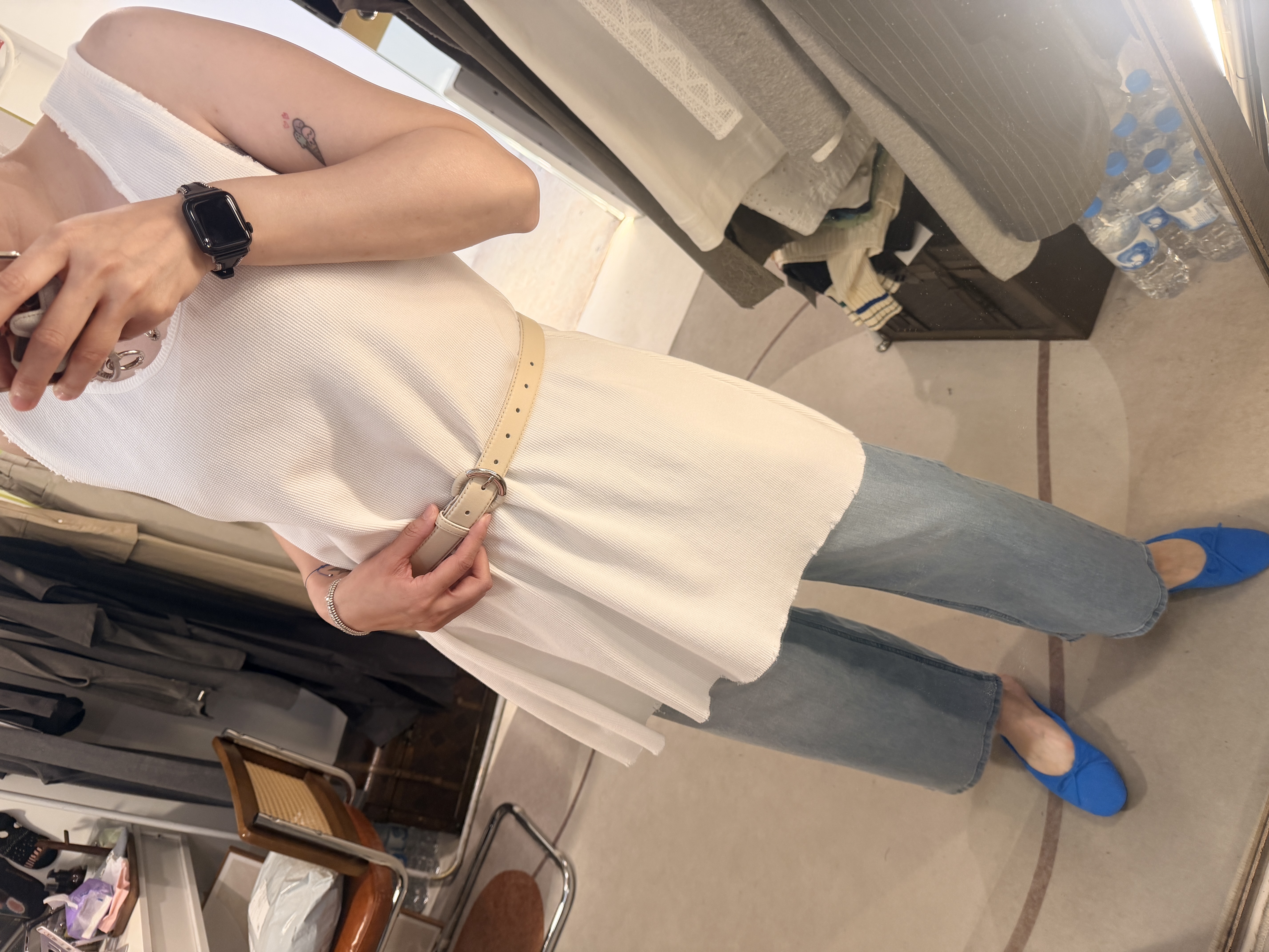 Layering vest dress