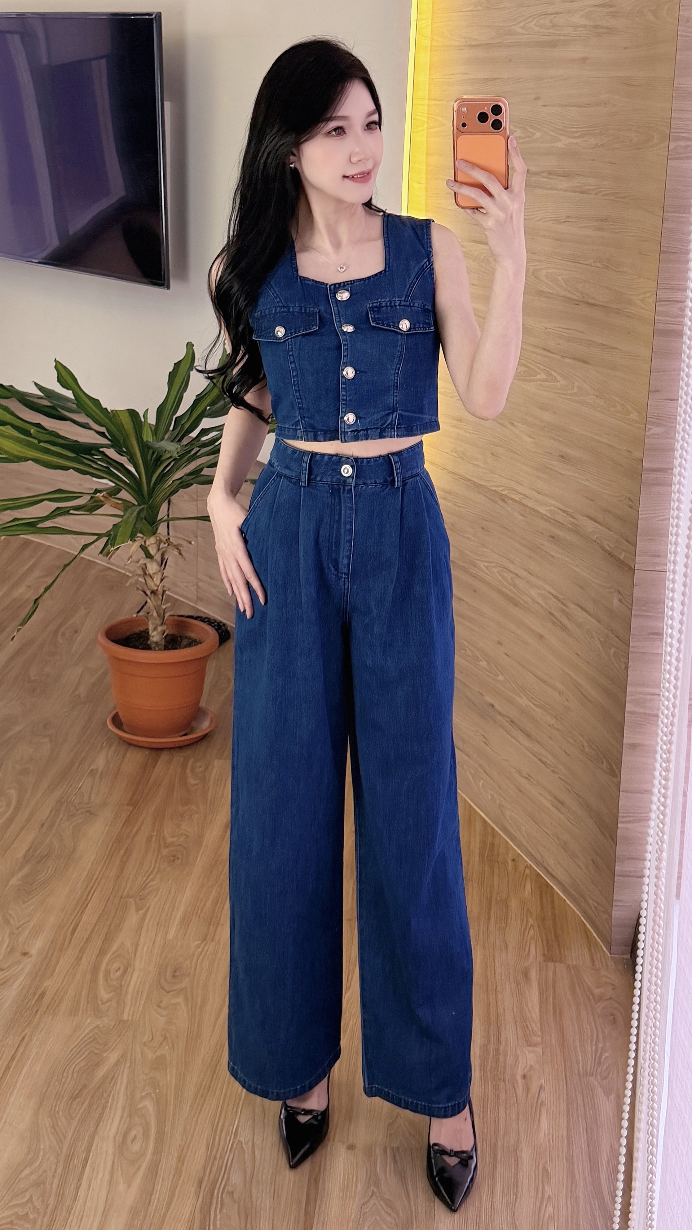 Lenny Denim Set Wear
