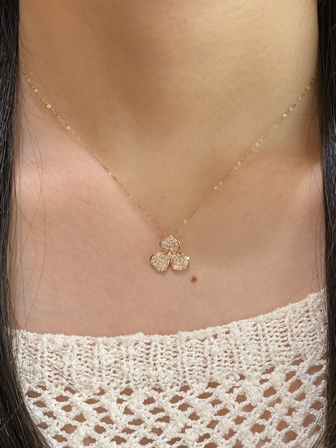 18K Diamond Pendant 