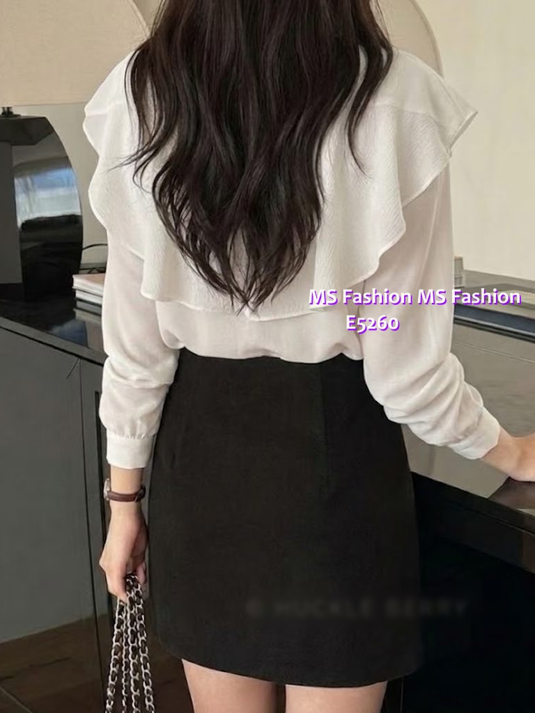 E5260 靚料ruffle top