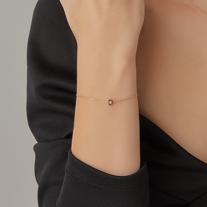 DIDIER DUBOT Miss Doux 玫瑰金手鏈 (JDRBRXF414S)