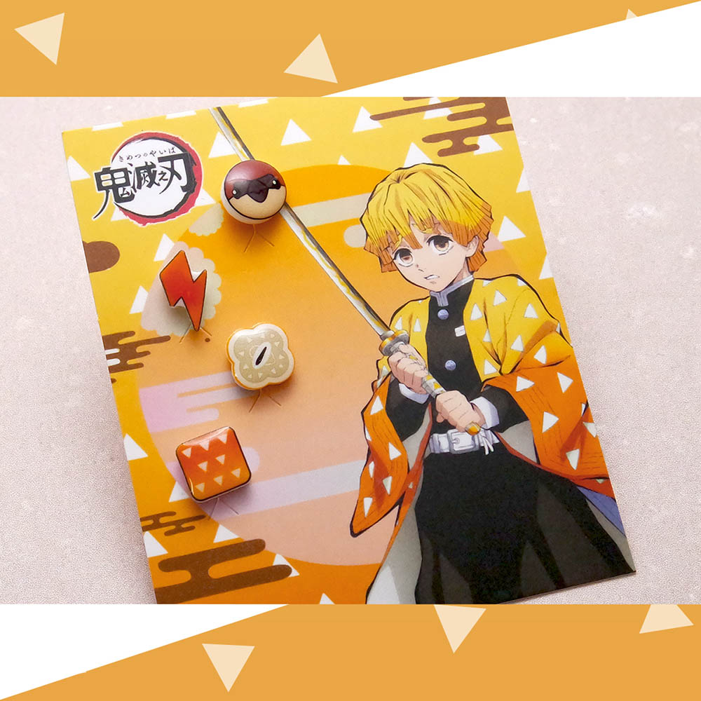 📦訂購 台灣限定 STORY 故事銀飾 鬼滅之刃造型 我妻善逸款 耳環