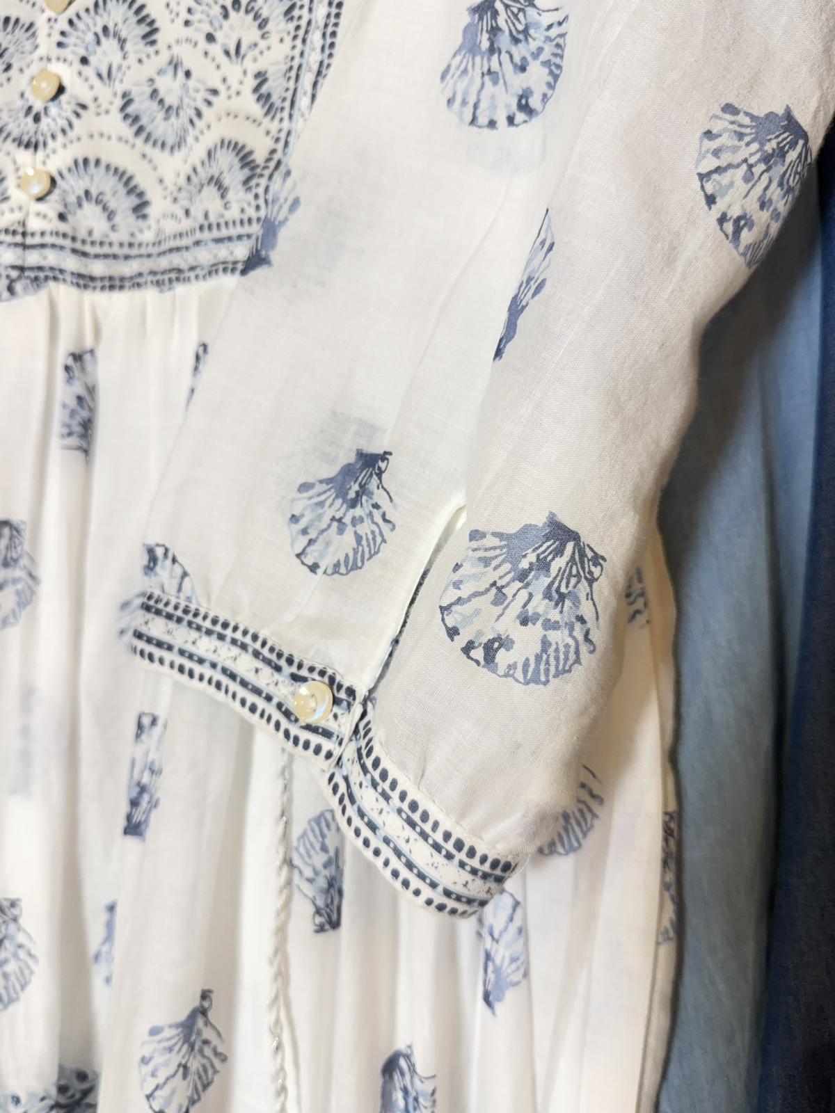 Powder White Japanese Shell Cotton OP 48" #1464