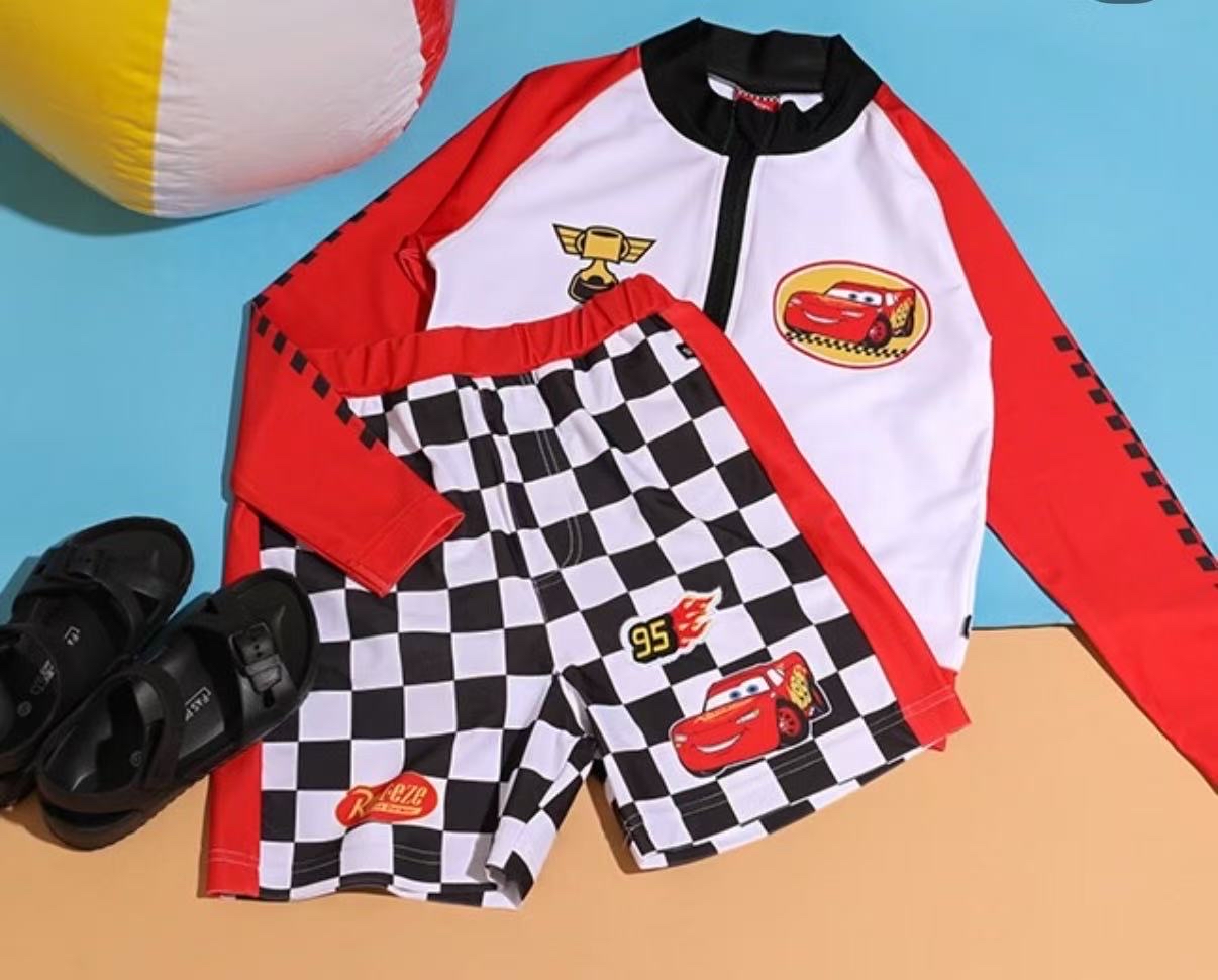 0740 麥昆車王泳衣、背被、短褲