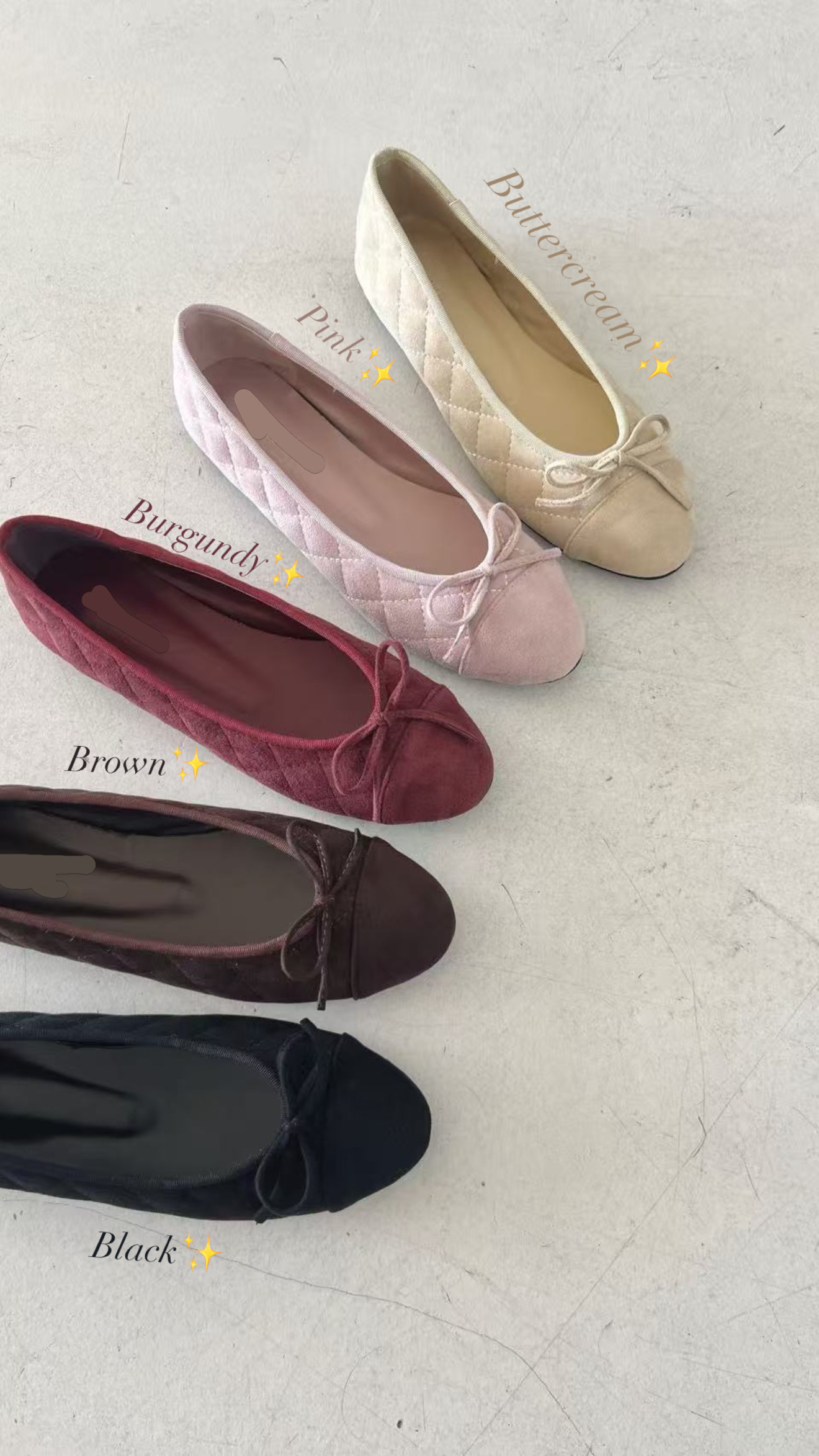 ♥︎ Coco Suede Ballet Flats