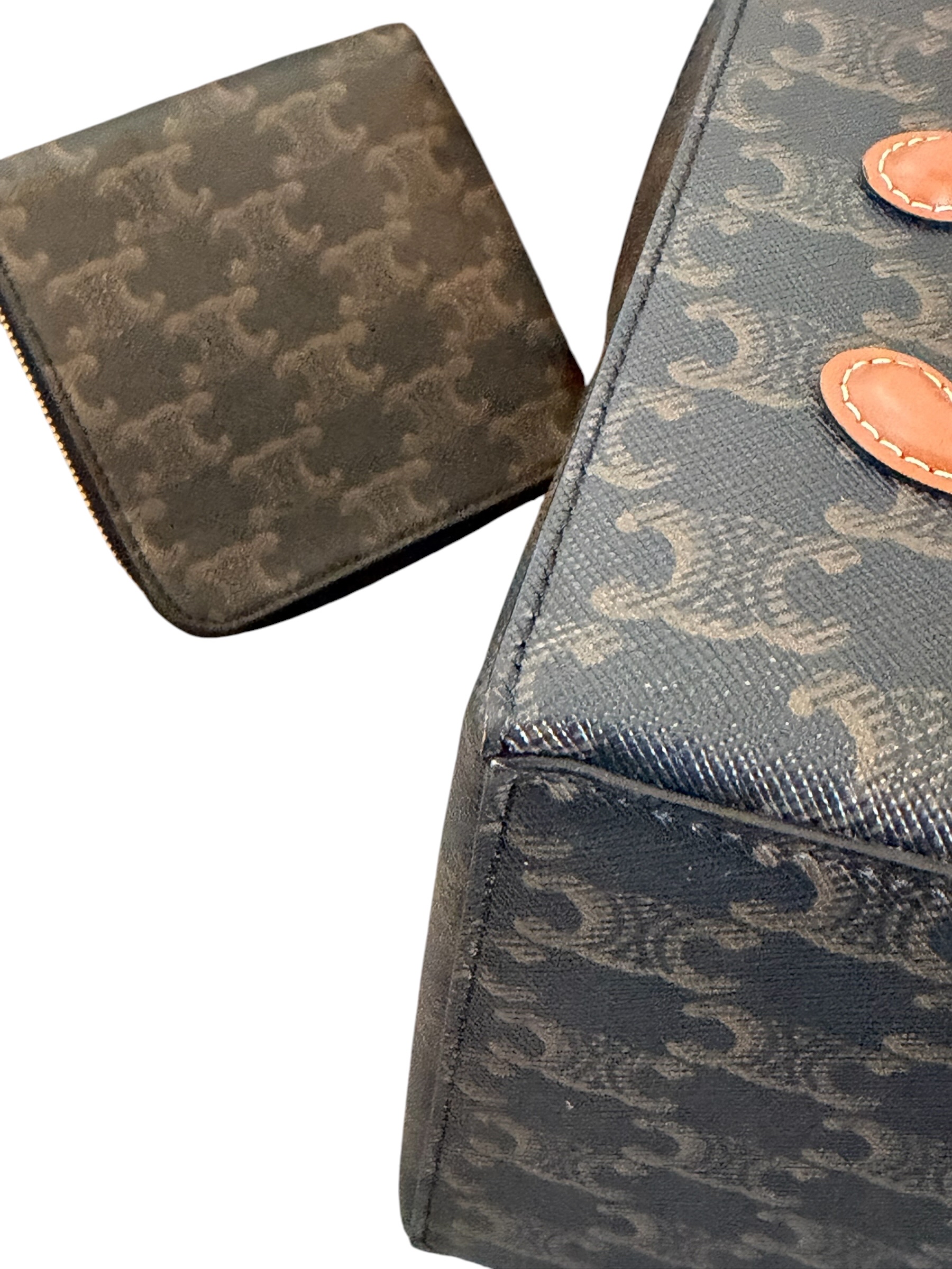 Pre-Owned CELINE Triomphe Canvas Cuir Cube / Product Code: W52002