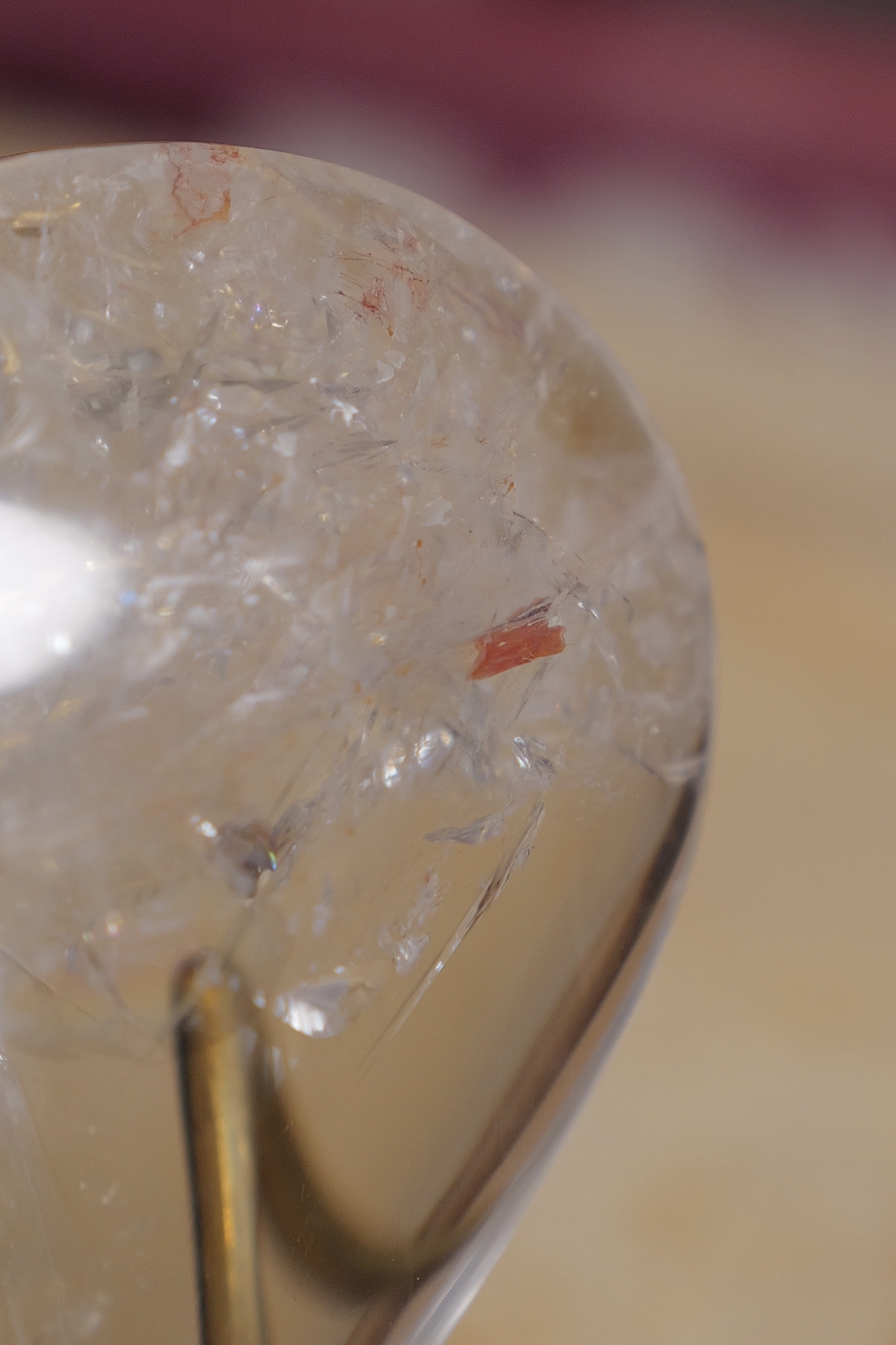 ༒8.2cm 白水晶愛心擺設༒ HE.1882CAA-RA30*AS6