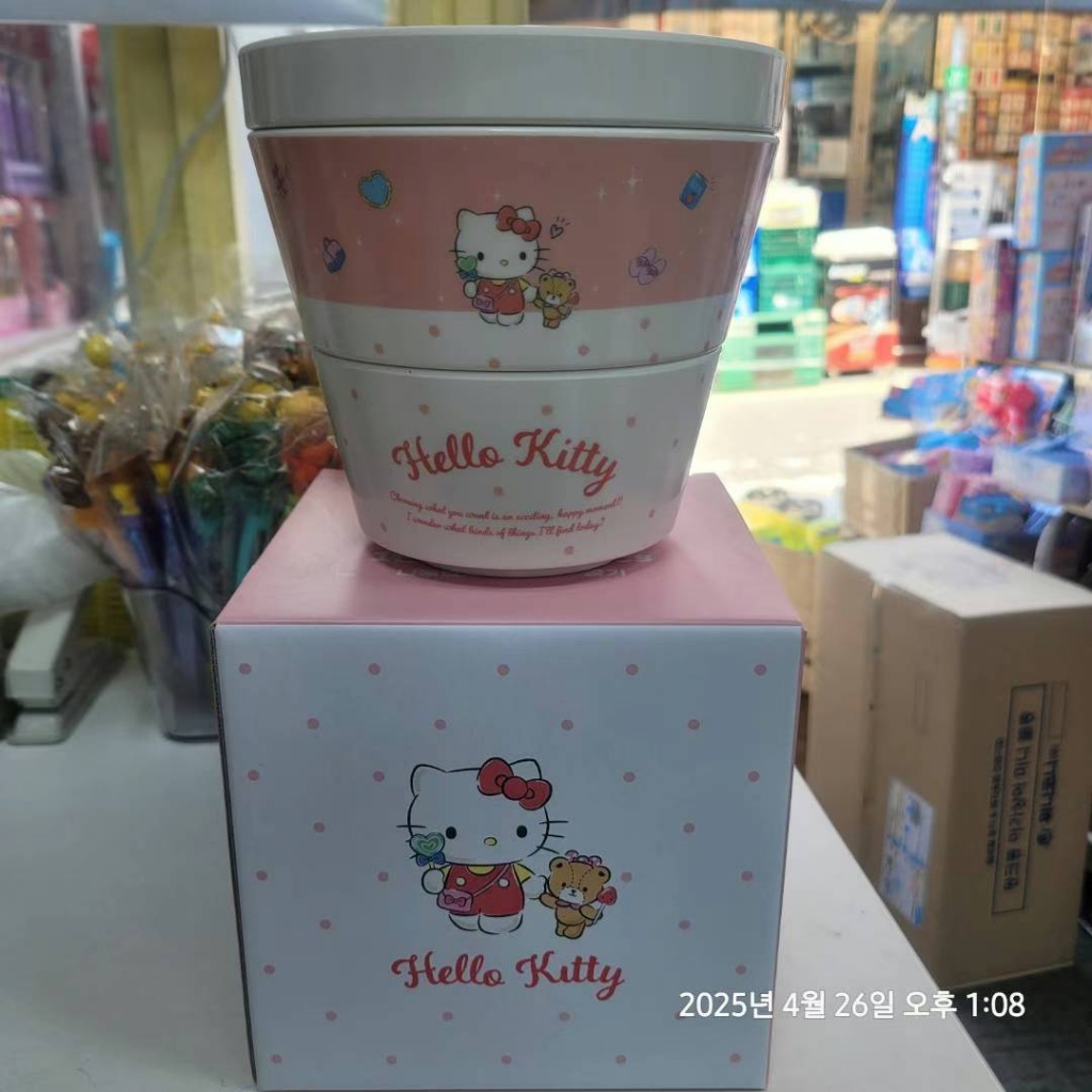 【預訂】韓國直送 Sanrio 三層兒童餐具 