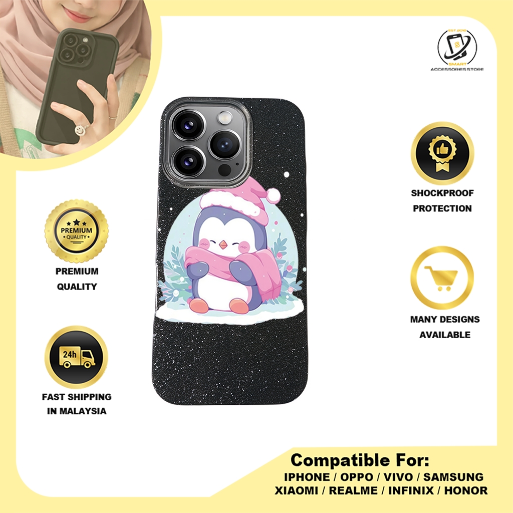 BLING CASE PHONE FOR IPHONE - DESIGN PENGUIN A