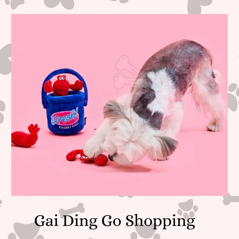 小龍蝦藏食玩具 🦞Lobster Nosework Toy 🦞可愛外型的藍色桶內,估吓入面有D咩？，裡面藏著三隻紅色的小龍蝦🦞🦞,小小龍蝦🦞,笑哈哈😆🔸  小龍蝦發出Bibi 聲🔸  遊戲難度： ❣️Lv.1 - 把零食分別藏入小龍蝦🦞的背  部、及藍色桶內,讓毛孩🐱🐶 透過嗅聞過程,找出零食✌🏻 ❣️Lv.2 - 把零食分別藏入小龍蝦🦞的背  部、及藍色桶內,並把小龍蝦🦞放  回藍色桶內, 讓毛孩🐱🐶 透過  嗅聞過程,找出零食✌🏻🔸Size： 小龍蝦藏食玩具 🦞 ： ❣️ 藍色桶：26cm × 16 cm  ⚠️注意⚠️ 清洗方法🧺 ： 小龍蝦藏食玩具 🦞 建議先放入洗衣袋才放入洗 衣機清洗或手冼,及配合寵物 用嘅清潔劑,並風乾#dog #cat #pet #hk #hongkong petshop onlineshopping petlover 寵物用品 毛孩 禮物 狗 貓 寵物 貓星人 hampers 狗玩具 貓玩具 寵物玩具 狗仔衫 寵物市集 貓狗用品 hkigshop igshop hkig gaidinggoshopping hkpetshop  present  Korea lobster