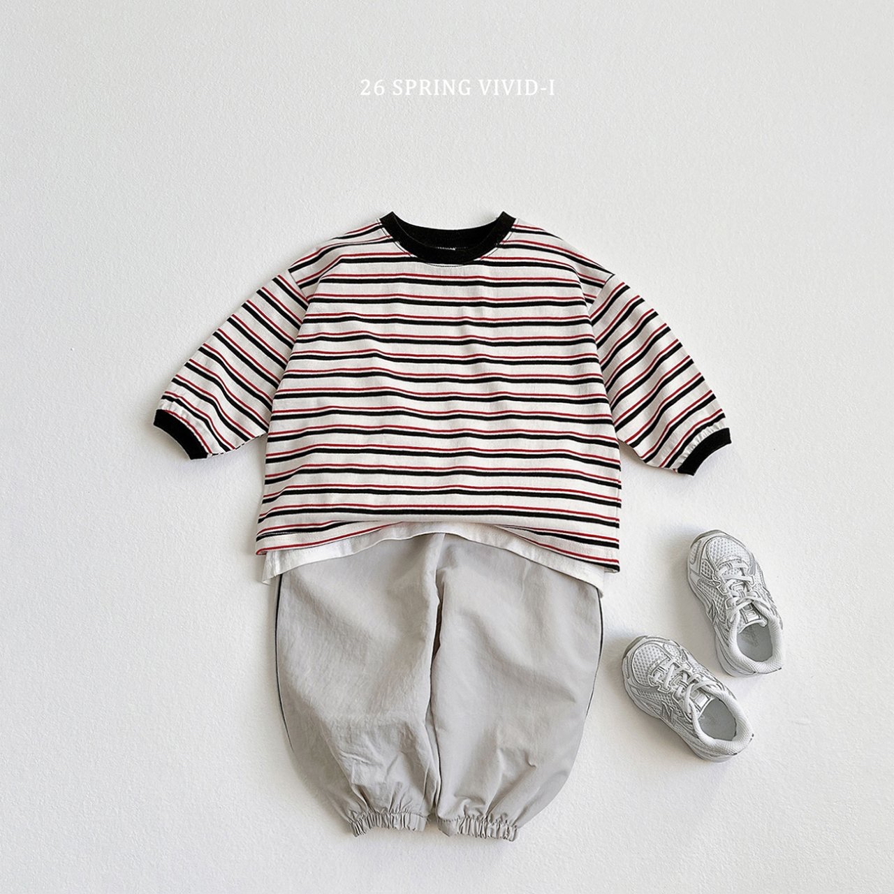 🌸預訂 韓國直送🌸🇰🇷VIVIDI兩色標籤口袋防風寬鬆束腳褲