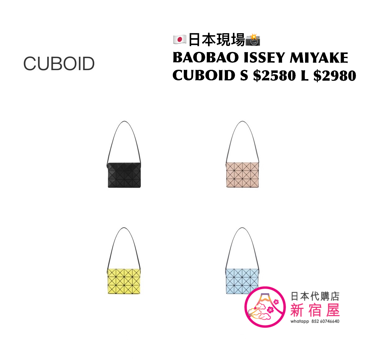 BAOBAO ISSEY MIYAKE CUBOID S/L