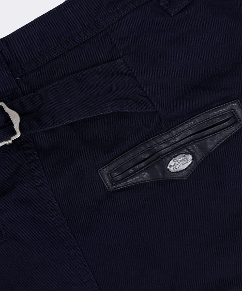 Mystic Formal Curved Chino Pants - Navy