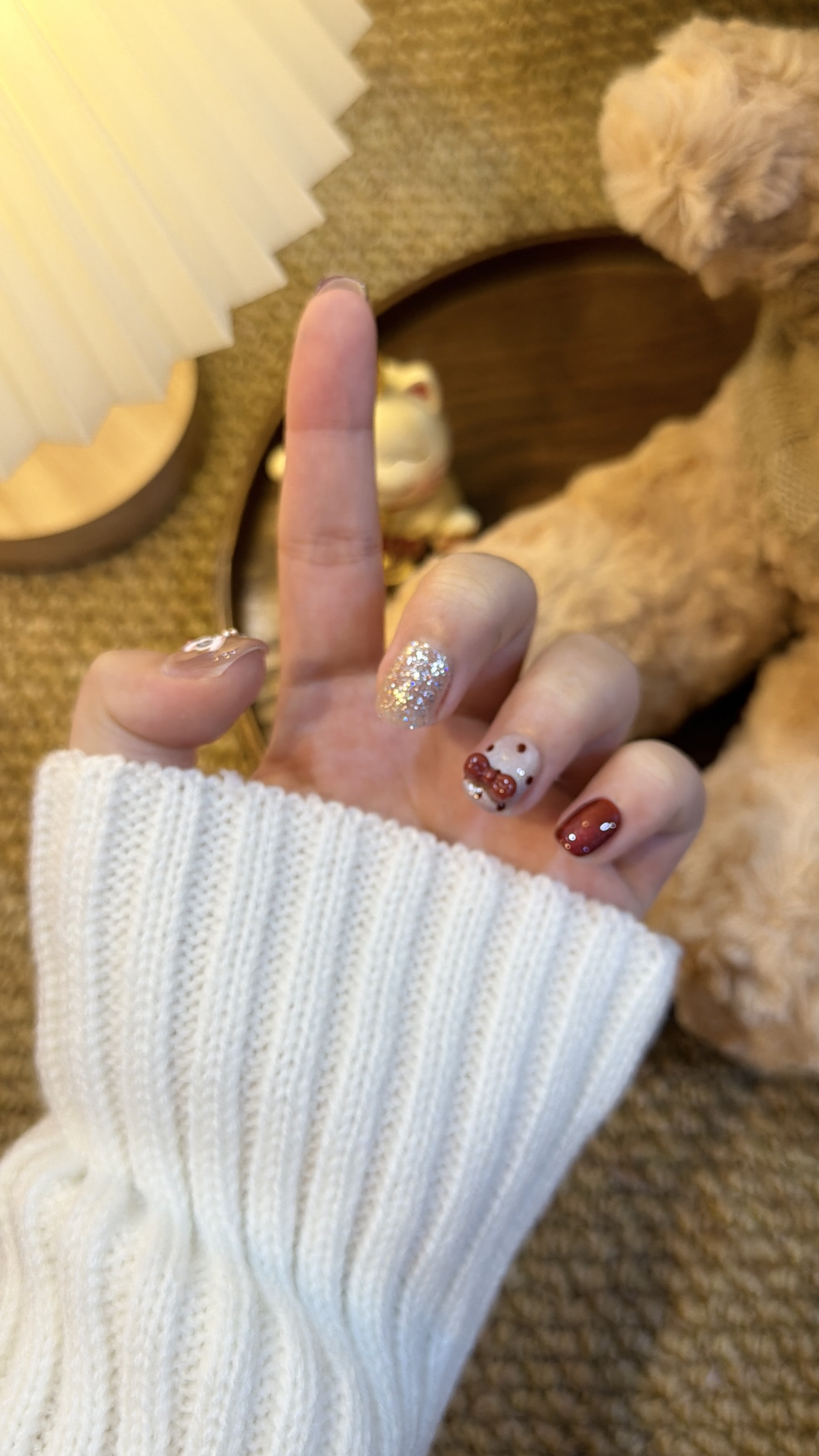 醒狮纳福 短方圆