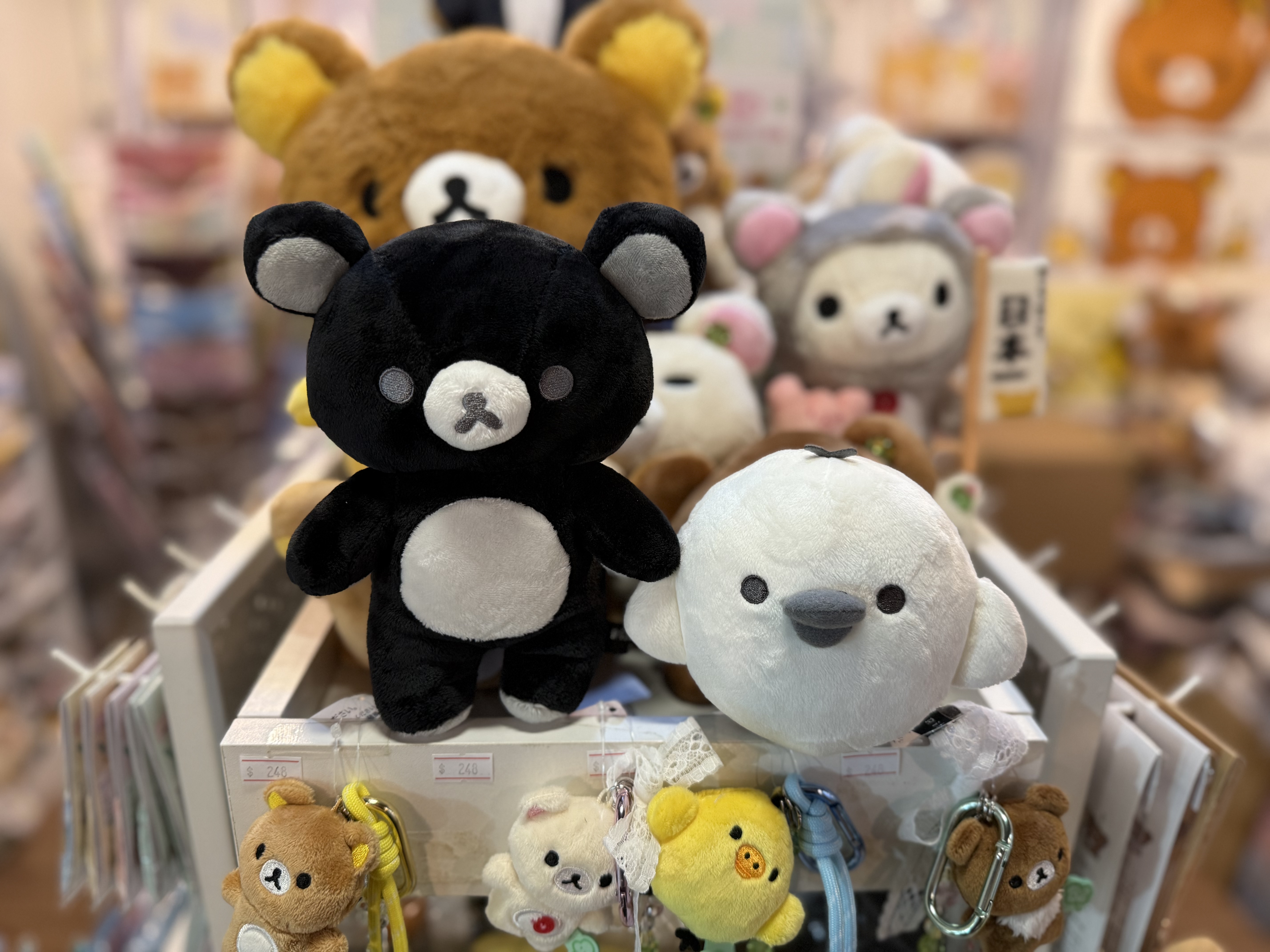 《現貨》全新Rilakkuma黑白造型公仔
