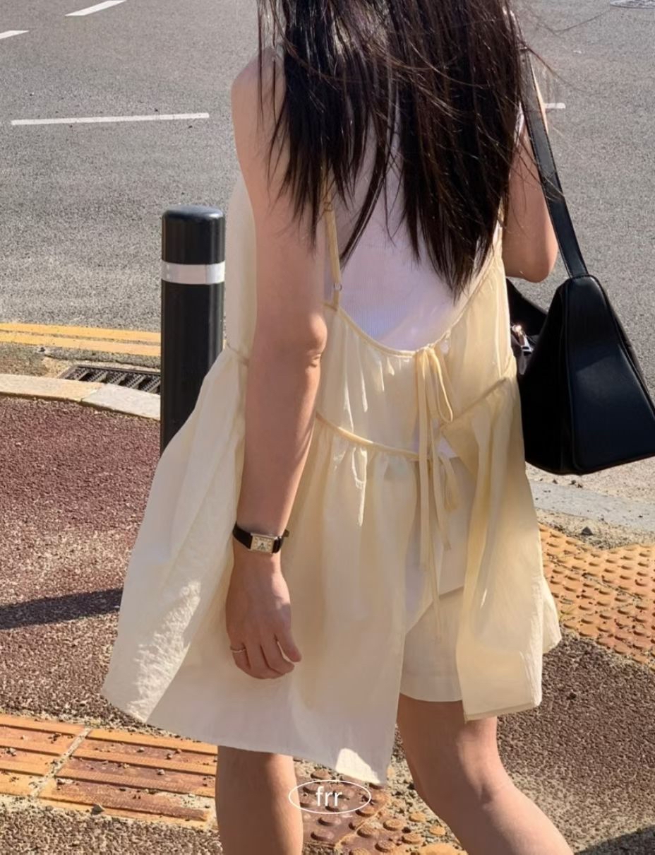 221234 綁帶吊帶長背心