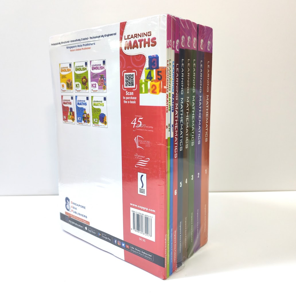 新加坡教材 SAP Learning Math N-6 全9冊 B094