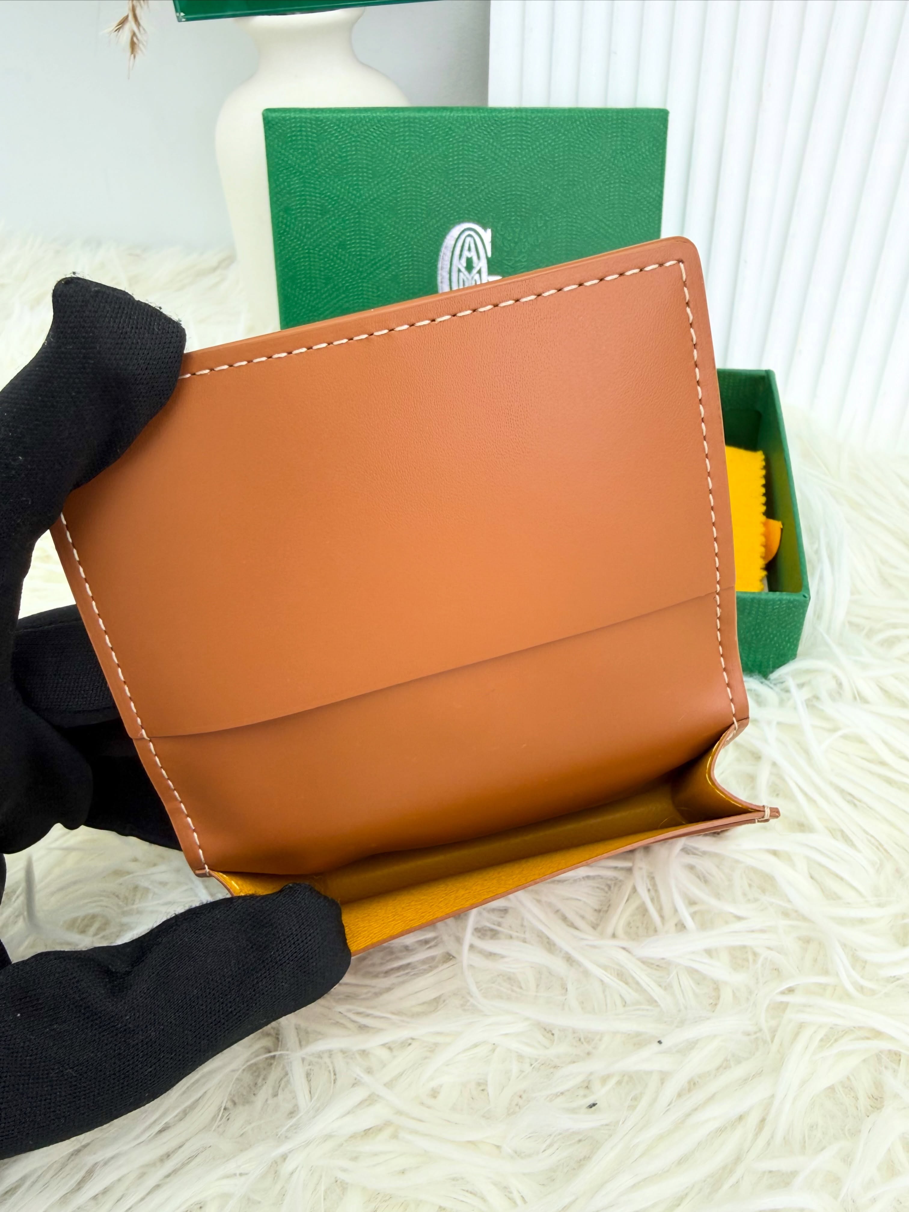 Goyard 👜全新💫 啡色老花卡包 有盒