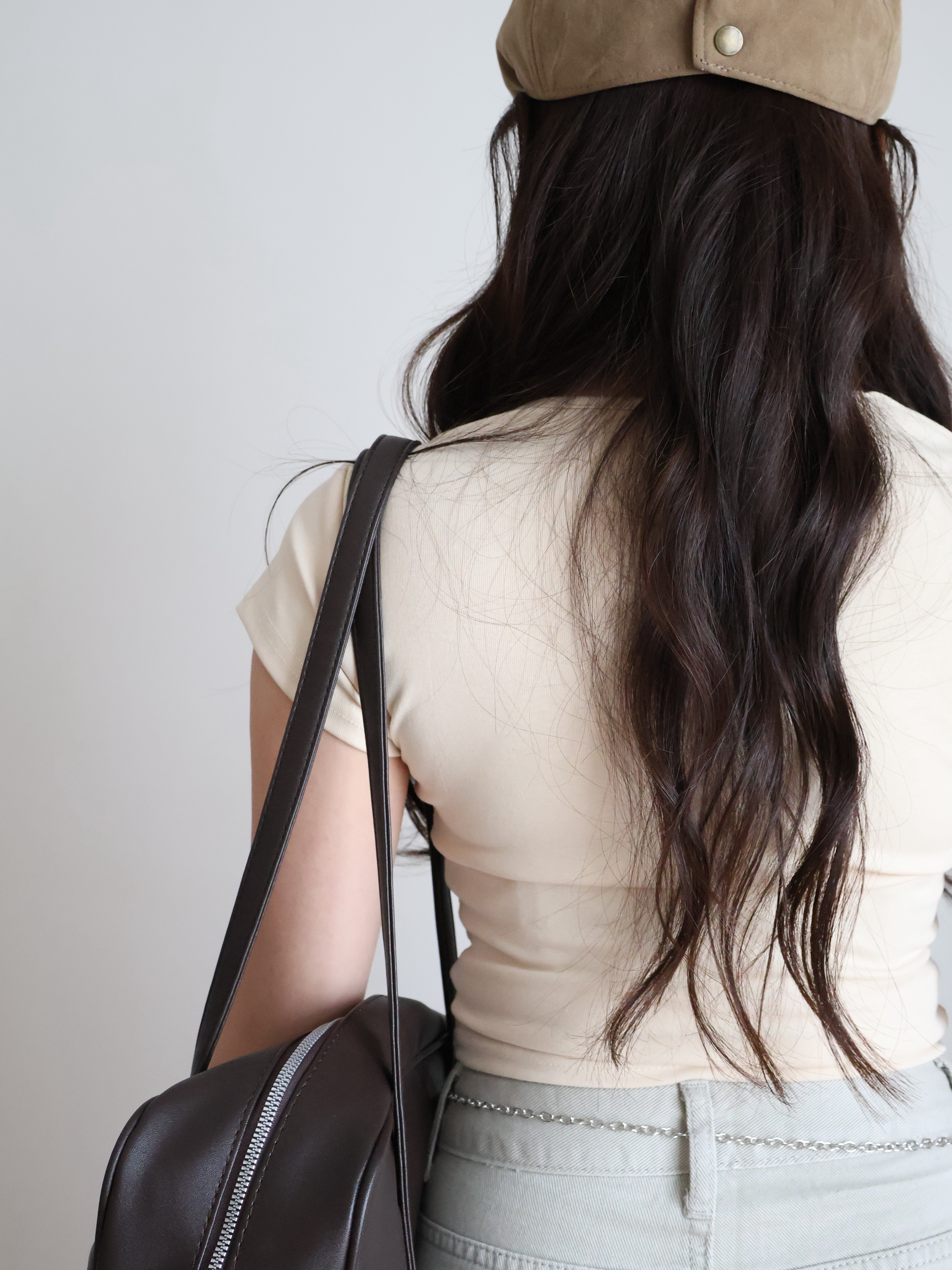 Kyle Cropped Top | Cream