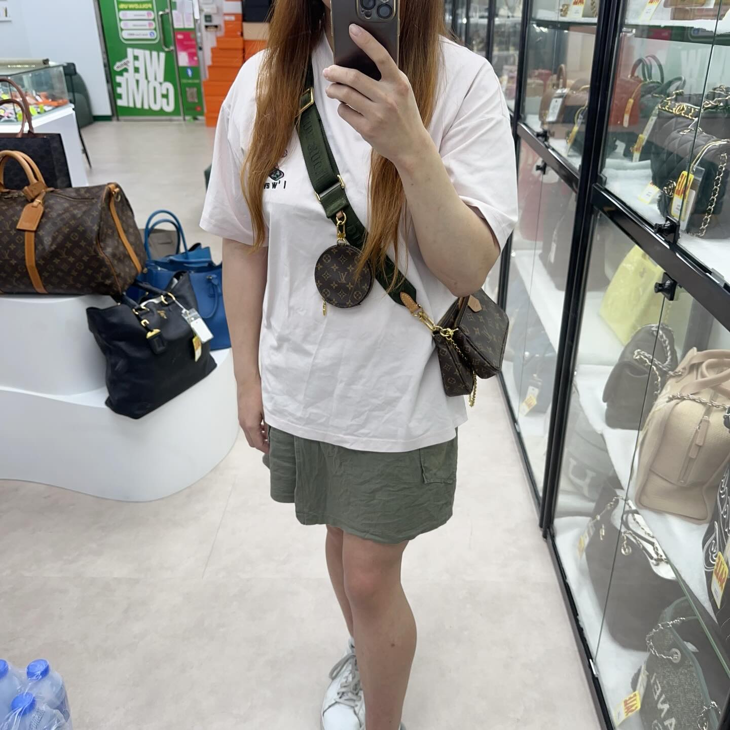 LV 🤍PRE OWNED 5 in 1 Multi Pochette 晶片款 單肩斜肩包💚