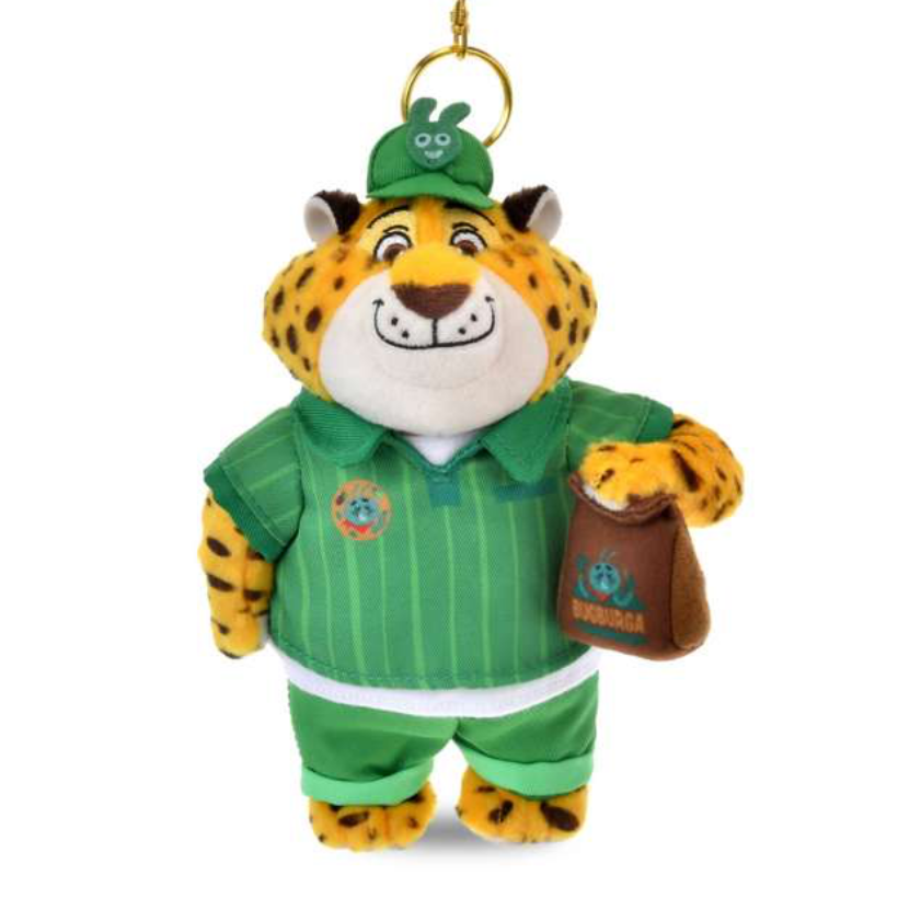 Disney Zootopia 2 BUGBURGA Crowhauser Plush Keychain
