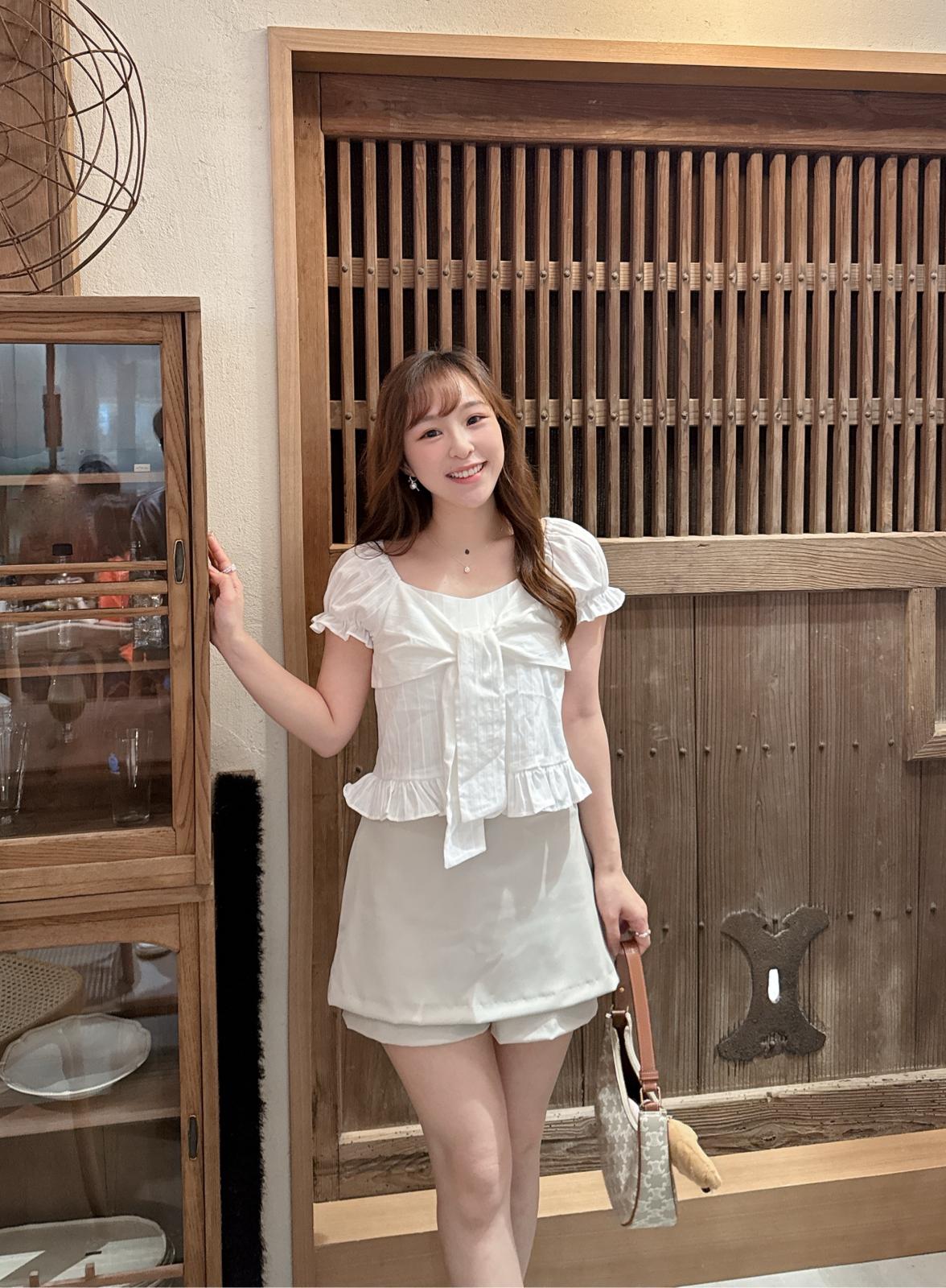 【休閒/上班】高腰A字假兩件裙褲