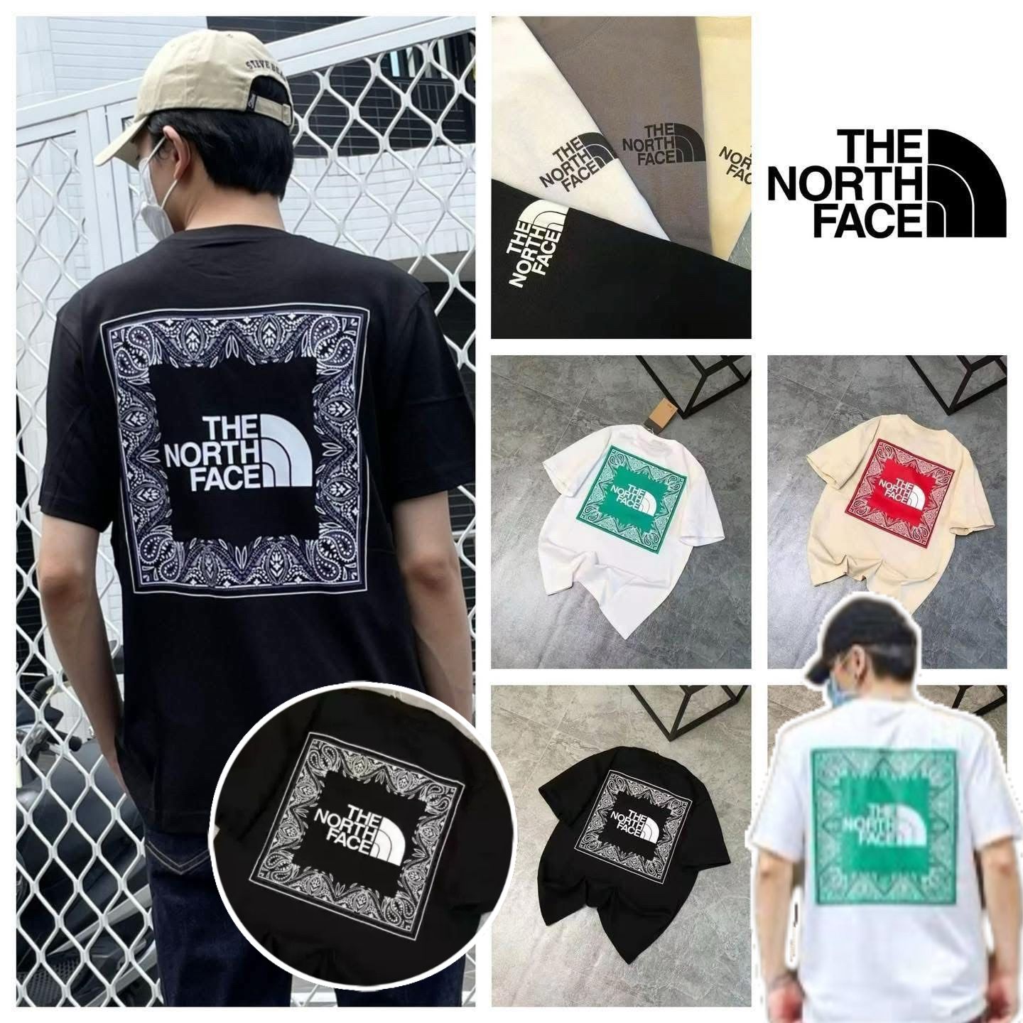 上旬$ 105件、2件起$95件。TNF 腰果花 印花短T恤