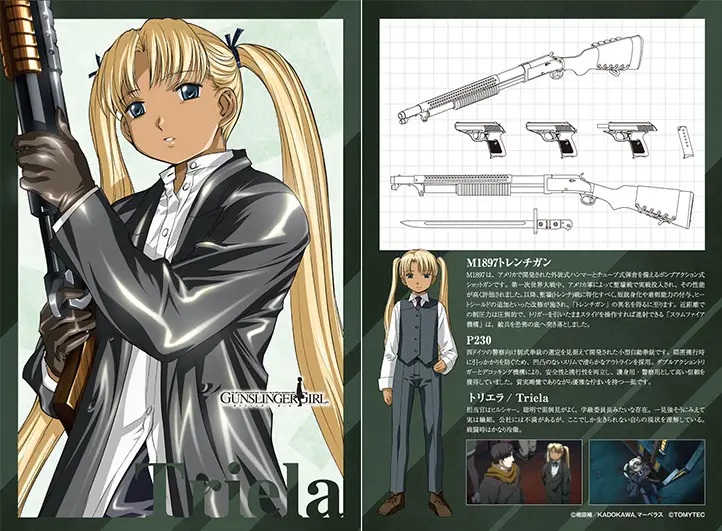 1/12 Little Armory [LA-GG05] GUNSLINGER GIRL Triela M1897 Trench Gun / P230 Type