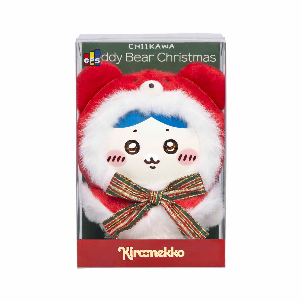 🎀【預訂】 Chiikawa Christmas Teddy Bear 公仔掛飾 - Hachiware
