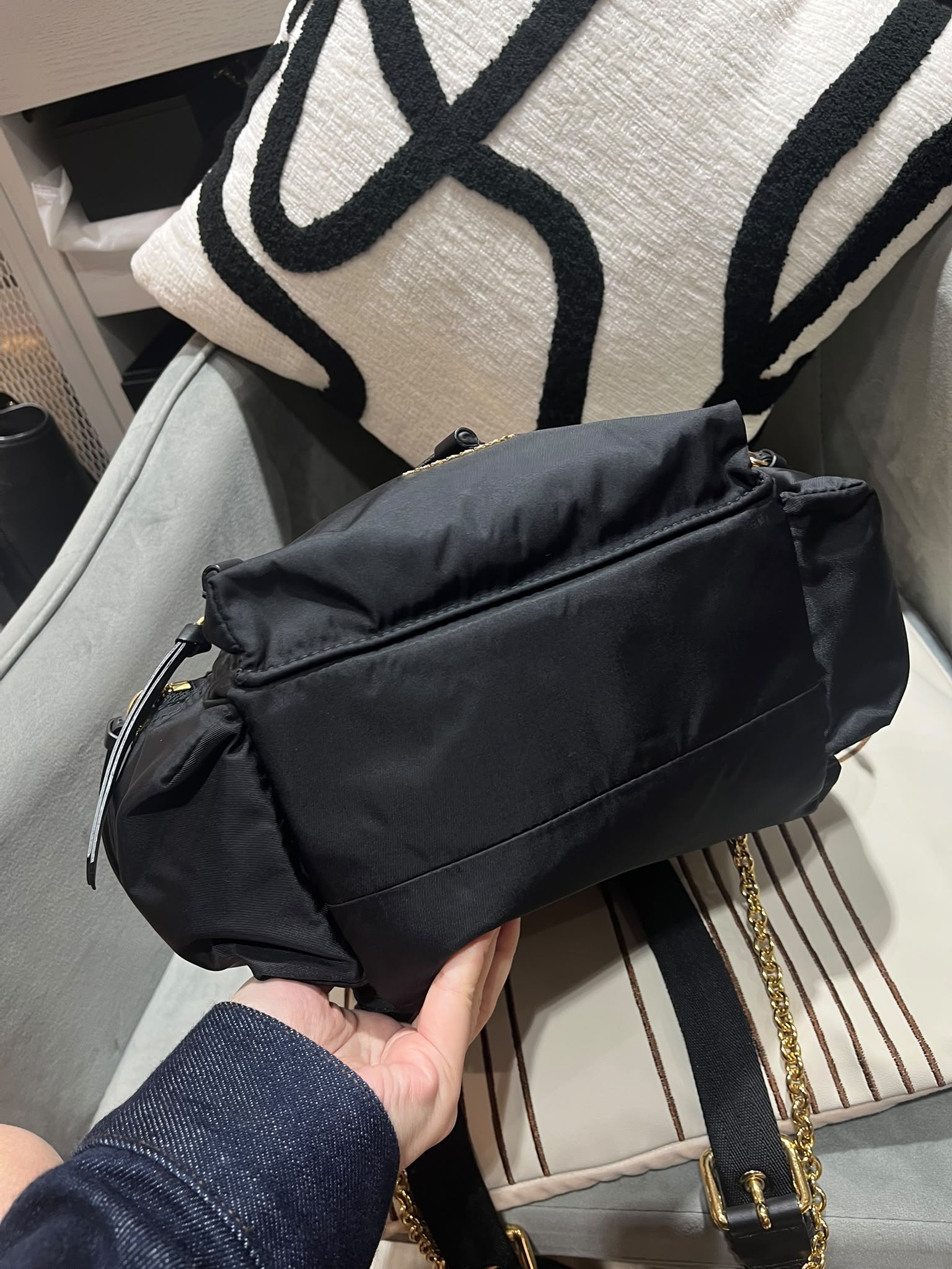 Burberry Nylon Backpack 100%Authentic, 98%New ✅Dust bag