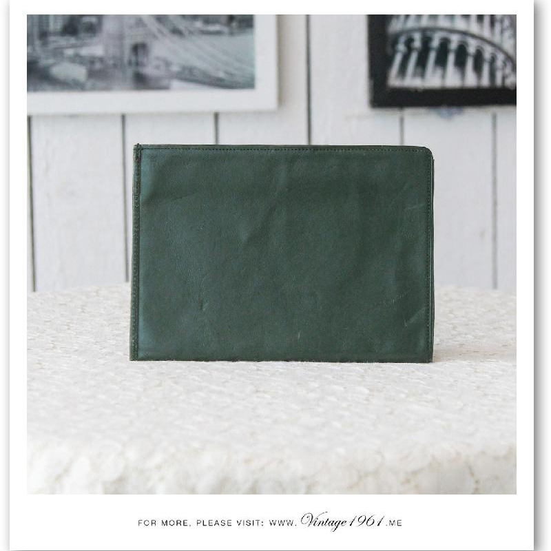 Green Leather Letter/Passport Case (EV269)