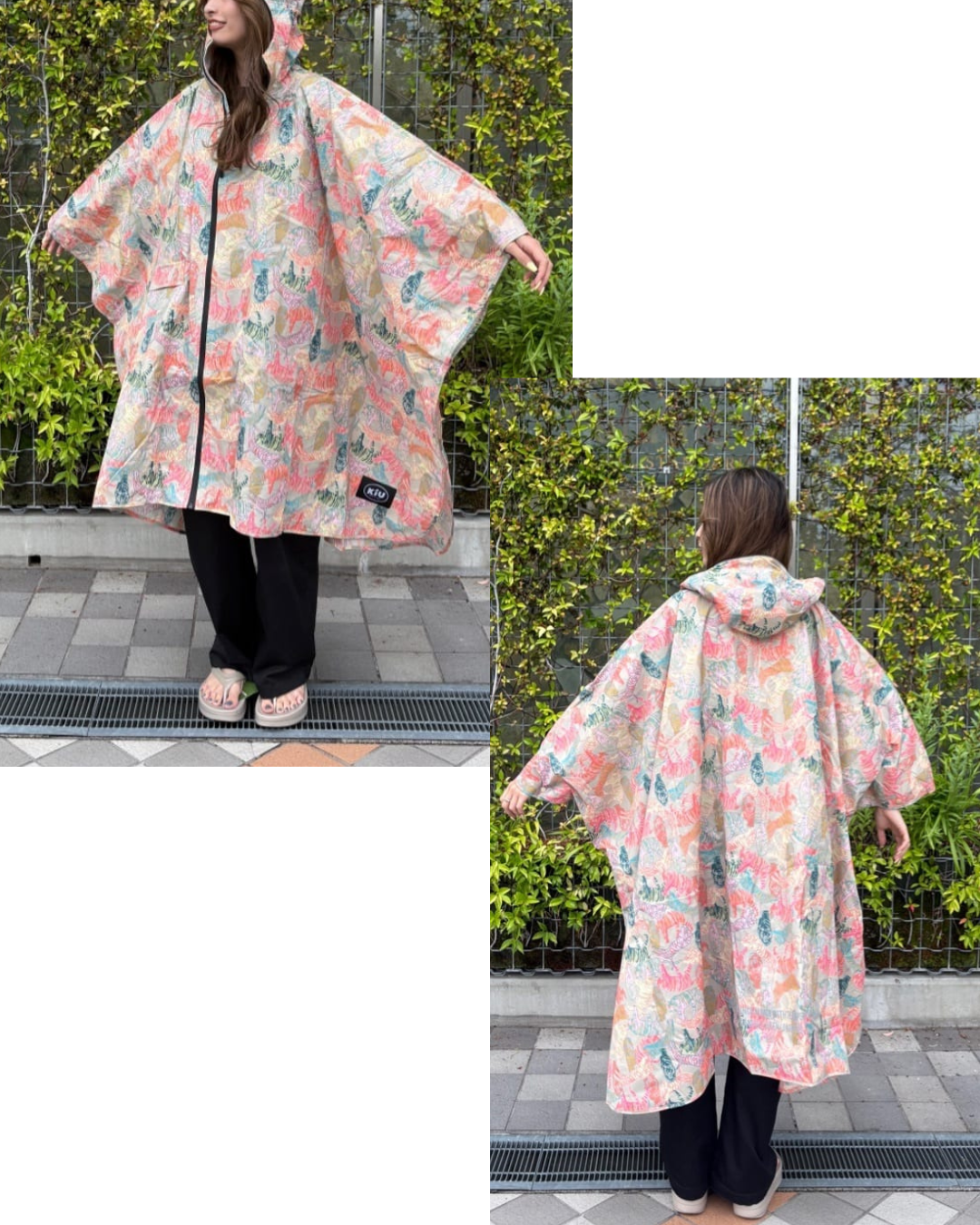 日本代購【 2026新色 日本 直送 KiU RAIN PONCHO 2nd  rain coat | 經典 防水 斗篷 雨褸 k405 】﻿﻿﻿﻿﻿
