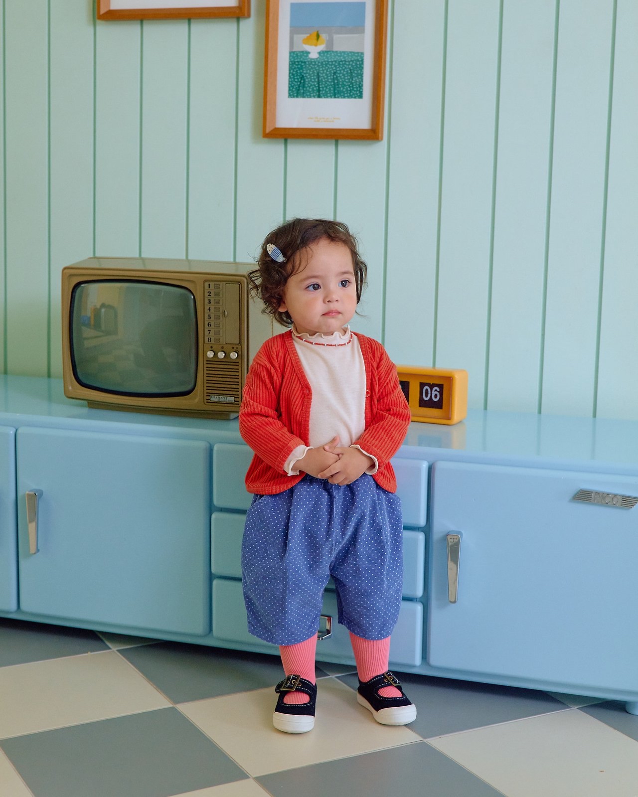 OOTT | Petit Dot Pants (Crop Pants)