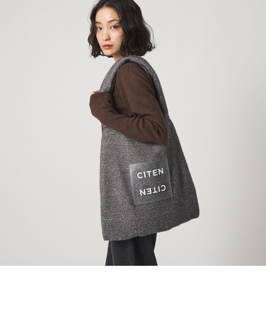 日本直送CITEN Sparkling Clear Logo Tote Bag