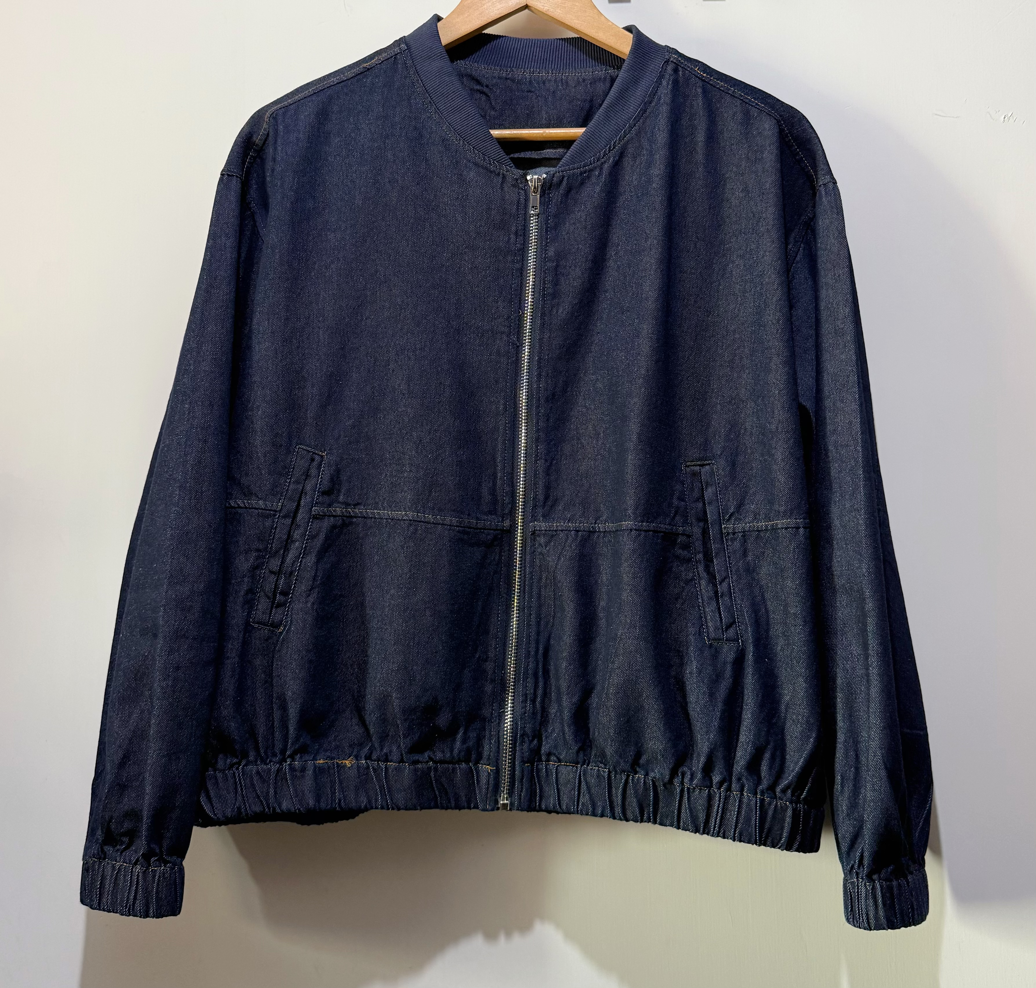 #2072 拉鍊牛仔外套