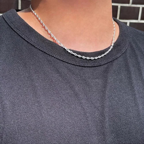 Mollive MARINA CHAIN NECKLACE SILVER925 目黒蓮さん着用