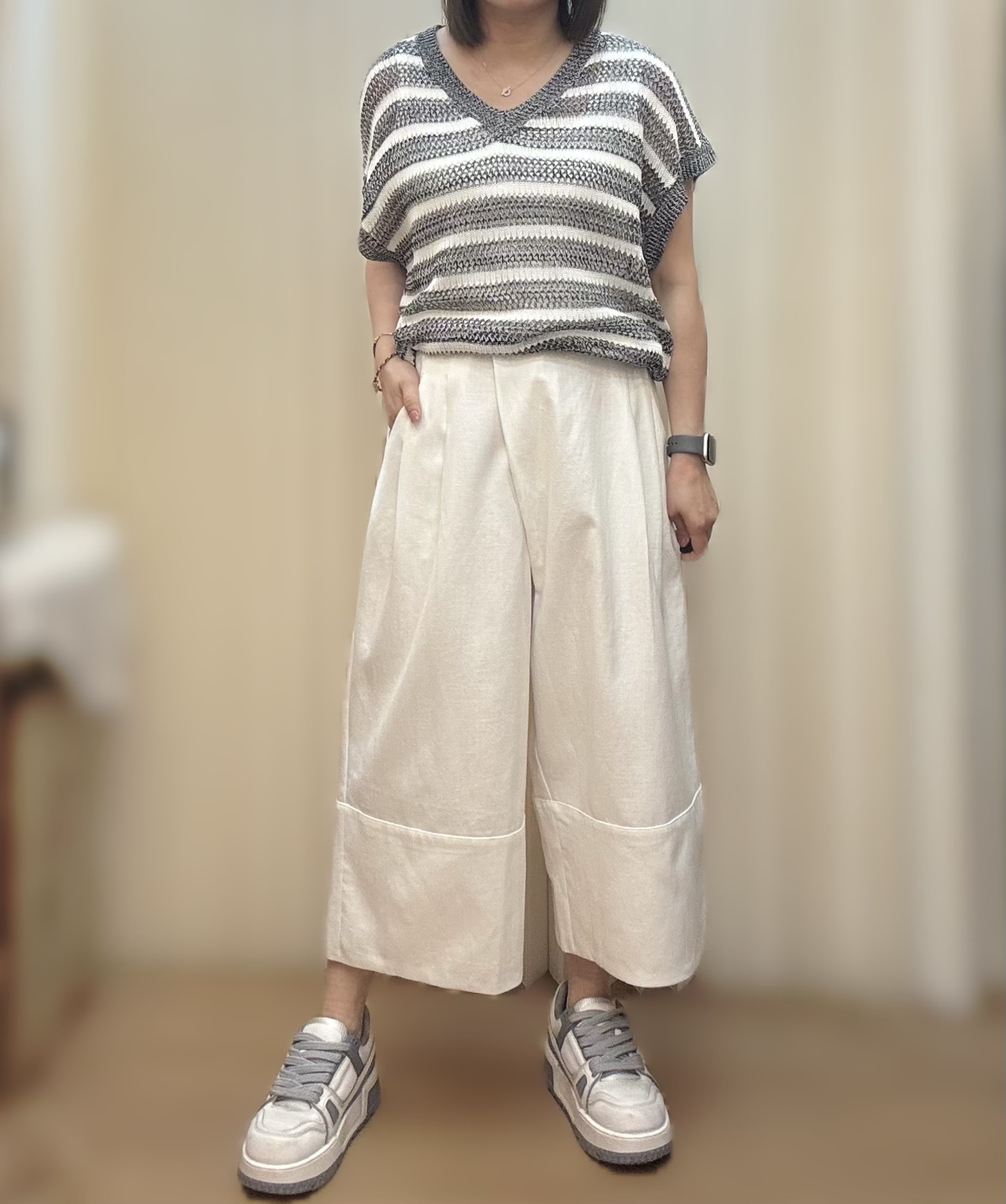 歐洲混麻半像根腰褲 M785 W03181399