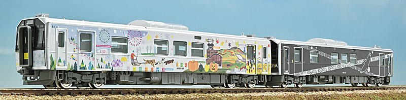 Tomix 98139型號 N規 JR北海道 H100形 根室線・宗谷線ラッピング車セット（兩節一組）