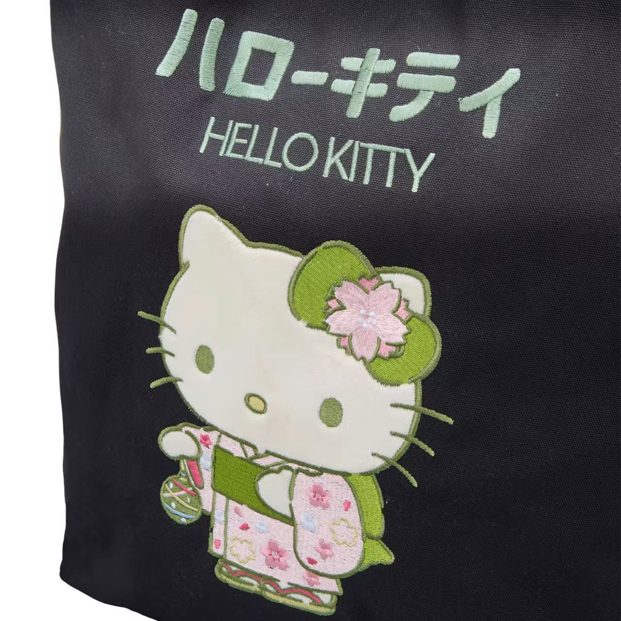 抹茶控必收！日本直送 Sanrio 抹茶和風帆布袋 Tote Bag