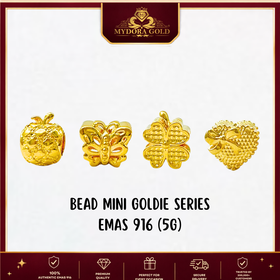 MYDORA Bead Mini Goldie Series (5G) l EMAS 916/22K